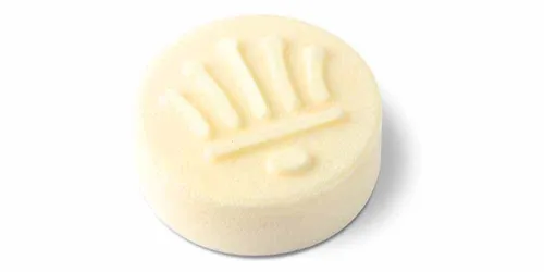DIE feste Haarspülung für feines Haar mit tollem Mango Duft, handgefertigte Haarpflege von THOMA Naturpflege, rundes Stück Conditioner.