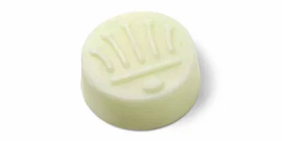 Bartpflege - feste Spülung für weiches Barthaar von THOMA Naturpflege, rundes Stück Conditioner mit Prägung, natürliche Pflege für den Bart.